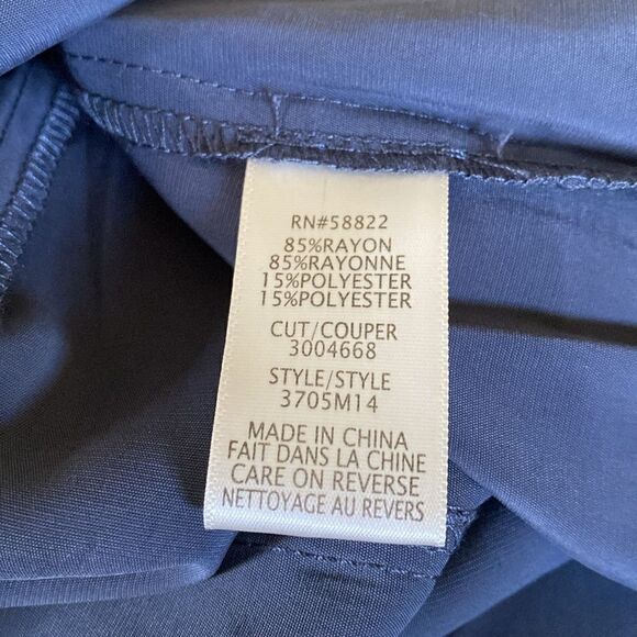 #308 MAX STUDIO High Slit Rayon Maxi Skirt - Picture 10 of 10